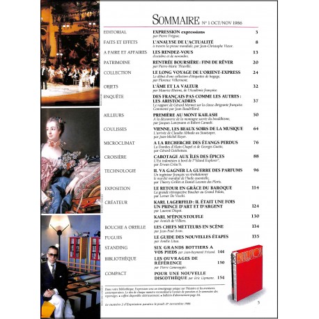 EXPRESSION |Premier Numéro