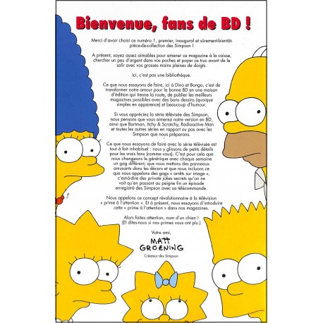LES SIMPSON |Premier Numéro