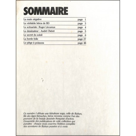 RAHAN |Premier Numéro