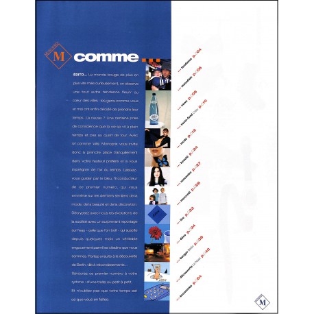 M comme ville |Premier Numéro