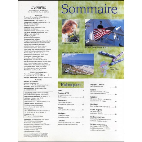 ATMOSPHÈRES |Premier Numéro