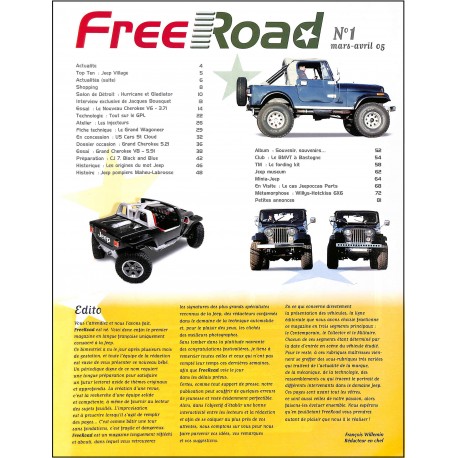 Free Road |Premier Numéro