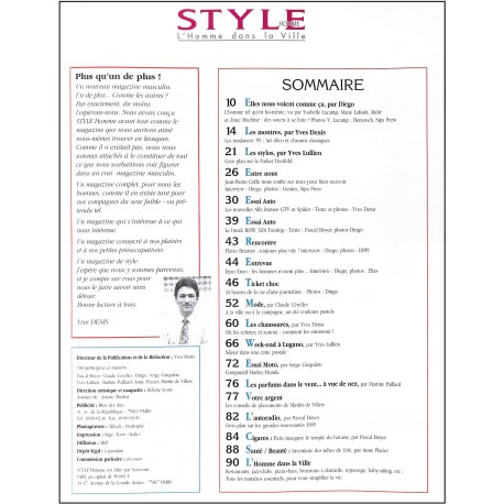 STYLE HOMME |Premier Numéro