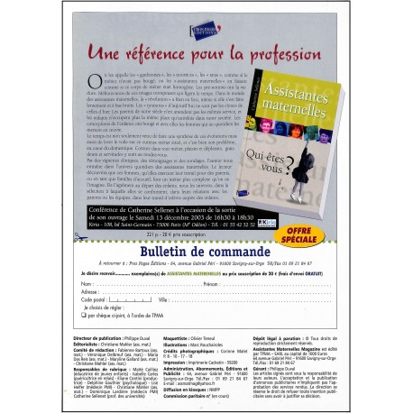 Assistantes Maternelles magazine |Premier Numéro