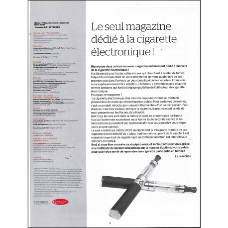 e-cig magazine |Premier Numéro