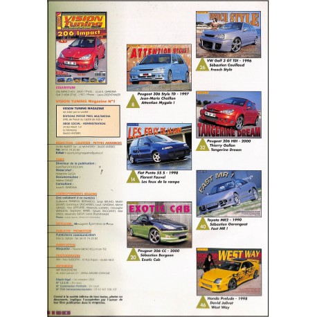 Vision Tuning magazine |Premier Numéro