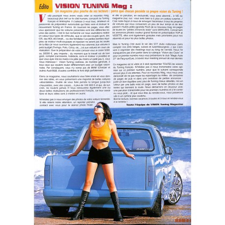 Vision Tuning magazine |Premier Numéro