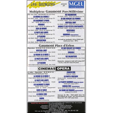 SORTIE magazine |Premier Numéro