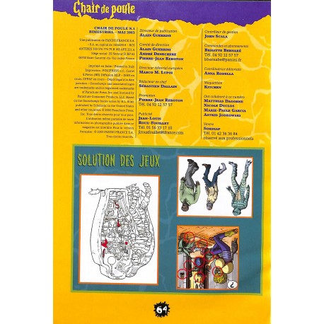 Chair de poule |Premier Numéro