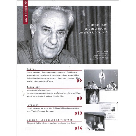 Théâtral |Premier Numéro